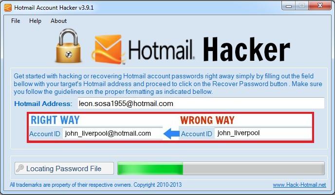 Hack passwords free online